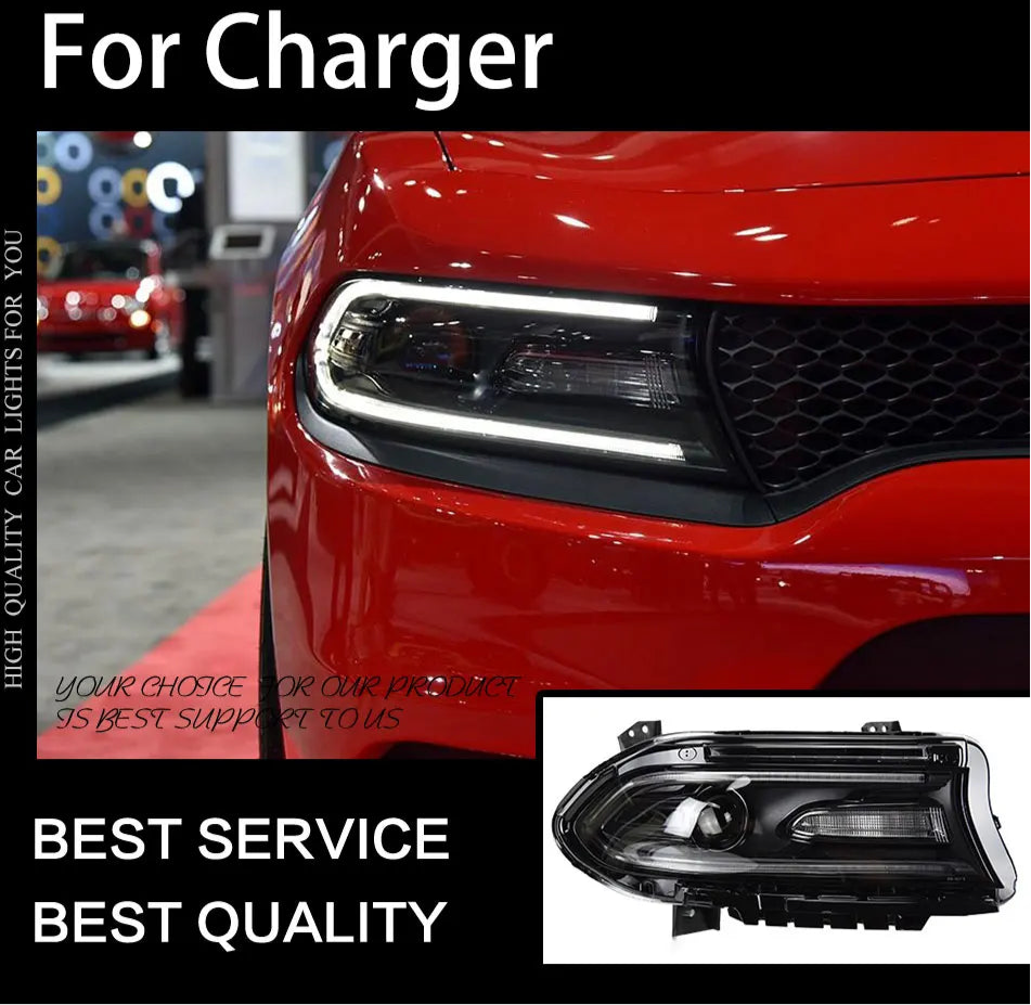(Xenon)(LED)headlights for (Dodge) (Charger) (2015-2019)