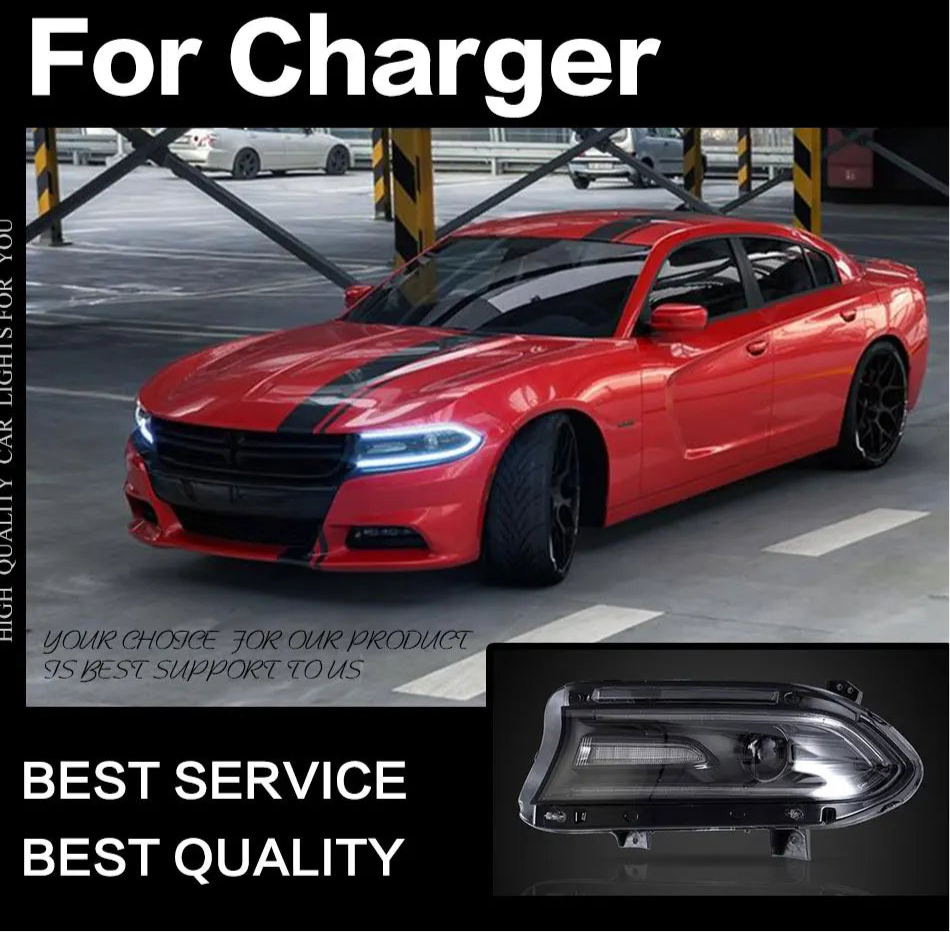 (Xenon)(LED)headlights for (Dodge) (Charger) (2015-2019)