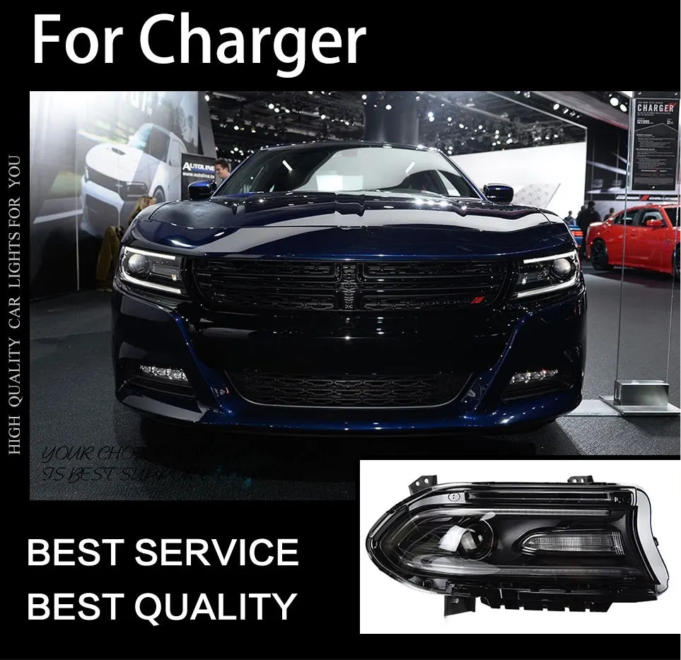 (Xenon)(LED)headlights for (Dodge) (Charger) (2015-2019)