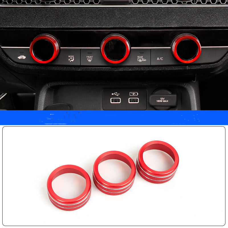 (Honda) Civic (11th Generation) Air Conditioner Knob ring covers