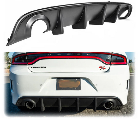 (Dodge)Charger (r/t) & (SRT)(2015-2019) Rear Bumper Diffuser